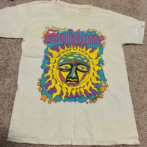 Sublime Kids Short Sleeve Tee - White with Colorful Graphic